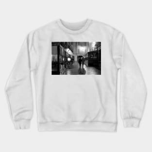 Walking in the rain Crewneck Sweatshirt